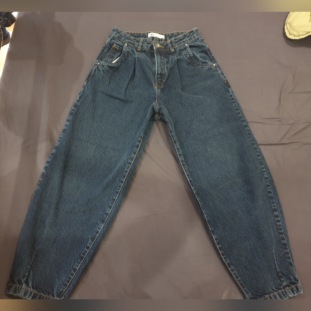 Zara Balloon Denim Jeans